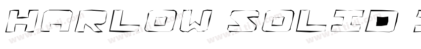 Harlow Solid It字体转换